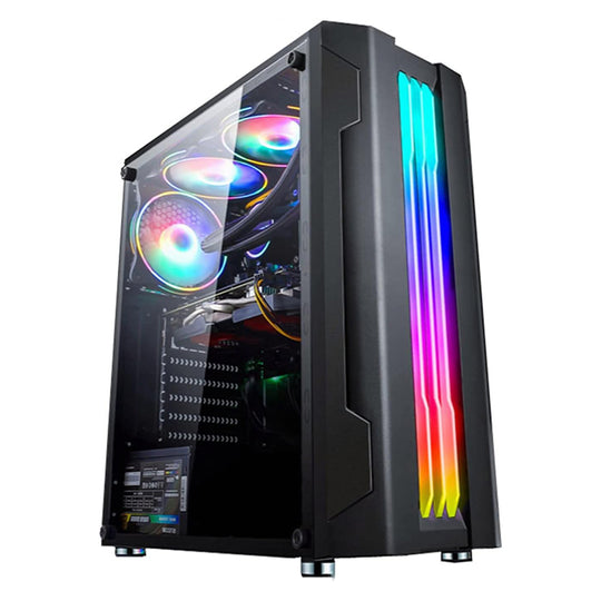 Black Widow Gaming PC Intel Core i5-12400F Processor, Nvidia GeForce GTX 1650 Graphic, 16GB RAM 512GB SSD, Windows 11, EVESKY ATX/M-ATX/ITX RGB Case, Black Black Widow Gaming PC Intel Core i5-12400F Processor, Nvidia GeForce GTX 1650 Graphic, 16GB RAM 512GB SSD, Windows 11, EVESKY ATX/M-ATX/ITX RGB Case, Black